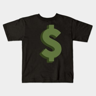 Dollar Sign Kids T-Shirt